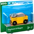 BRIO 33969 Elefant og vogn