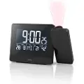 Hama Plus Charge - alarm clock - electronic - desktop - black