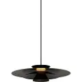 QAZQA Design pendellampe sort inkl. LED 3-trinns dimbar - Pauline