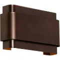 QAZQA Smart vegglampe mørk bronse 2 lys inkl. 2 Wifi G9 - Coen