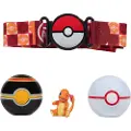 Jazwares Spill Seturon Set Poké Ball. Nivåball Og Pikachu Pokémon