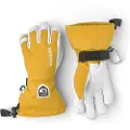 Hestra votter og hansker Hestra Army Leather Heli Ski Jr, Skihansker, Junior, Mustard