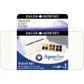 Adlibris Aquafine Akvarel Travel Set 12 farver + 1 pensel
