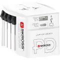 Skross Verdens reiseadapter MUV USB AC65PD USB-A+USB-C PD 65W ujordet