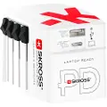 Skross Global Reiseadapter – 65W USB-C & USB-A, Over 220 Land