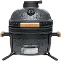 Berghoff Ron, Barbecue, Kull (drivstoff), Balcone, Utendørs, Tabletop, Sort, Grå, Rund