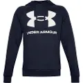 Under Armour Herrebluse Rival Fleece Big Logo HD mørkeblå 1357093 410 (S)