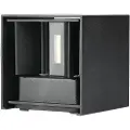 V-TAC vegglampe V-TAC vegglampe 11W LED Opp/Ned Justerbar Chip BRIDGELUX Black Square IP65 VT-759-12 4000K 1360lm