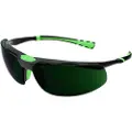 Univet X-Generatino Svejsebrille 5X3 sort/grøn stel m. grøn linse DIN 5