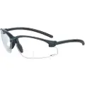 Univet brille 552 m. sort stel, klar linse & styrke i læsefelt +2
