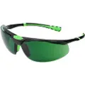 Univet X-Generatino Svejsebrille 5X3 sort/grøn stel m. grøn linse DIN 3