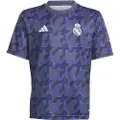 Adidas Real Madrid 23/24 Før Kamp Junior T-skjorte Med Korte Ermer