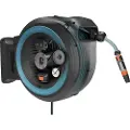 Gardena Powerroll Xl Veggmontert Batteridrevet Slangeholder Klar Til Bruk 40 M