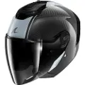 Shark Rs Jet Carbon Blank åpen Hjelm