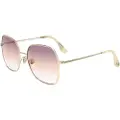 Victoria Beckham Vb223s-728 Solbriller For Kvinner