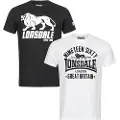 Lonsdale Bylchau Kortarmet T-skjorte