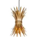 QAZQA Art Deco-pendellampe gull - Wesley