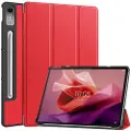 Mtp Products Lenovo Tab P12 Tri-Fold Series Smart Folio-etui - Rød