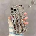Mtp Products iPhone 13 Pro 3D Linear Wavy-etui - Sølv