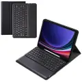 Mtp Products Samsung Galaxy Tab S9+ Etui med Bluetooth-tastatur - Svart
