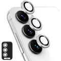 Mtp Products Samsung Galaxy S24 Hat Prince Kamera Linse Beskytter - Sølv