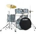 Tama Stagestar 20" 5pc Drum Kit w/Zildjian Cymbals Blue Mist