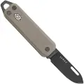 The James Brand The Elko - Coyote Tan / Black / G10 / Straight foldekniv