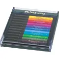 Faber-Castell PITT Artist Pen - Børstepenn - permanent - assorterte lyse farger - tusj (en pakke 12)