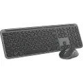 Logitech Signature Slim Combo MK950 - Tastatur- og mussett - trådløs - Bluetooth 5.1 LE - QWERTY - Nordisk - grafitt