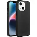 Qialino Premium Mag iPhone 14 Skinndeksel - Svart