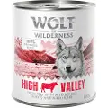 Wolf of Wilderness Økonomipakke: Wolf of Wilderness Adult 12 x 800 g - High Valley - storfe