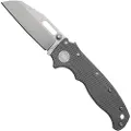 Demko Knives AD20.5 20CV Shark Foot foldekniv, Milled Titanium