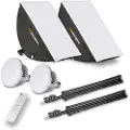Walimex pro LED 60W Softbox 40x60cm Bi color Kit 2
