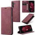 CASEME Samsung Galaxy A25 013 Series Lommebok-deksel - Vinrød