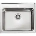 Juvel Intra Juvel Omnia køkkenvask - 595x510 med strainer