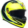 AGV K3 Rossi Wt Phillip Island 2005 E2206 Mplk Fullface-hjelm