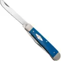 Case Cutlery Trapper, Smooth Blue G-10