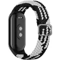 Beline Xiaomi Smart Band 8/9 Design Silikonrem - Svart / Hvit