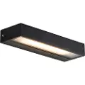 QAZQA Moderne vegglampe sort inkl. LED IP65 - Hannah