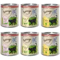 Feringa Prøvemix Feringa Classic Meat 6 x 800 g Mixpakke 1 (Fjærkre, Lam & Kanin, Kylling & Forelle & Ørret)
