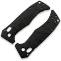 Lex Custom International Benchmade Mini Adamas - Turtle Armor Black handle scales