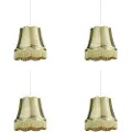QAZQA Sett med 4 retro hengende lamper grønn 45 cm - Granny