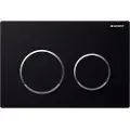 Geberit Omega20 betjeningsplade, sort/kr/so