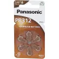 Panasonic PR312 ZINK-LUFT HØREAPPARABATTERI 14V 170MAH ( 6 STK. I BLISTER)