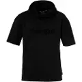 Kempa Black & White Hooded Kortarmet T-skjorte