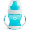 Munchkin pedagogisk drinker med håndtak og myk tut, Gentle Transition, blå, 4 måneder+, 118 ml, 012549WWW