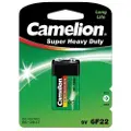 Camelion 6F22-BP1G, Engangsbatteri, 9V, Sink-Karbon, 9 V, 1 stykker, 84 x 18 x 114 mm