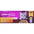 Whiskas Voksengryte 40x85g Fjærfe smaker