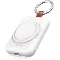 24hShop Lader med powerbank 1800mAh til Samsung Galaxy Watch - Hvit