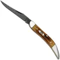 Case Cutlery Small Texas Toothpick Dam, Second Cut Jig Burnt Goldenrod